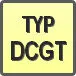 Piktogram - Typ: DCGT